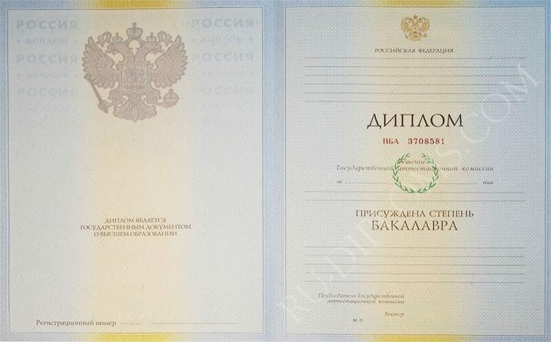 Диплом бакалавра 2004-2009 год  